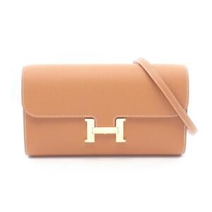 Hermes Constance Long To Go 2-Way Shoulder Bag/Handbag, Leather, Calfskin (Co...